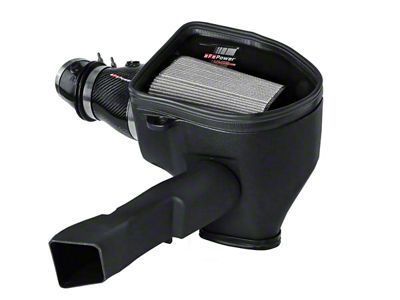 AFE Track Series Cold Air Intake with Pro DRY S Filter; Carbon Fiber (21-23 6.2L HEMI Charger)