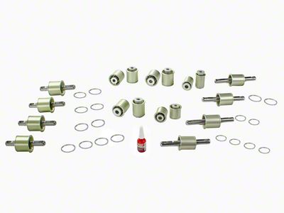 AFE Control PFADT Series Front and Rear Spherical Control Arm Bearings; Solid (06-13 Corvette C6 Z06, ZR1)