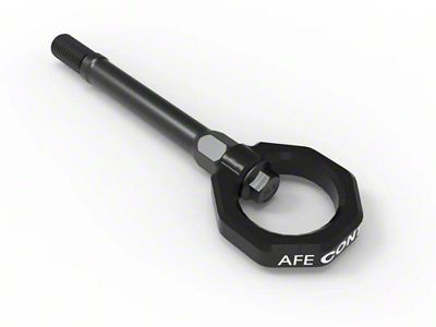 AFE Control PFADT Series Front Tow Hook; Black (20-25 Corvette C8, Excluding Z06)