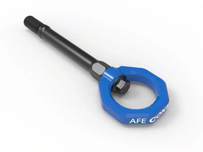 AFE Control PFADT Series Front Tow Hook; Blue (20-24 Corvette C8, Excluding Z06)