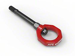 AFE Control PFADT Series Front Tow Hook; Red (20-26 Corvette C8, Excluding Z06)