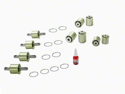 AFE Control PFADT Series Rear Drag Race Spherical Control Arm Bearings; Solid (06-13 Corvette C6 Z06, ZR1)