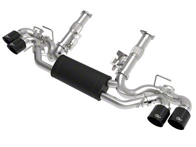 AFE MACH Force-XP Cat-Back Exhaust System with Black Tips (20-25 6.2L Corvette C8 w/ NPP Dual Mode Exhaust)