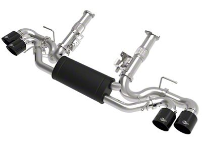 AFE MACH Force-XP Cat-Back Exhaust System with Black Tips (20-25 6.2L Corvette C8 w/o NPP Dual Mode Exhaust)