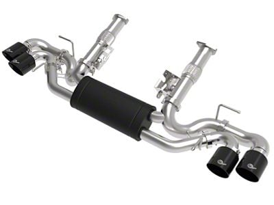 AFE MACH Force-XP Cat-Back Exhaust System with Black Tips (20-24 6.2L Corvette C8 w/o NPP Dual Mode Exhaust)