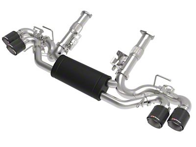 AFE MACH Force-XP Cat-Back Exhaust System with Carbon Fiber Tips (20-25 6.2L Corvette C8 w/ NPP Dual Mode Exhaust)