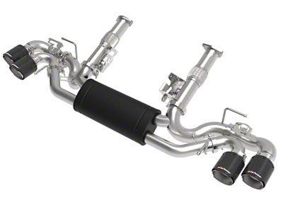 AFE MACH Force-XP Cat-Back Exhaust System with Carbon Fiber Tips (20-24 6.2L Corvette C8 w/ NPP Dual Mode Exhaust)