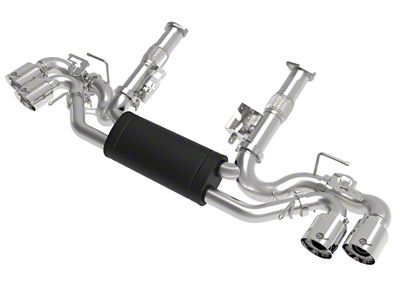 AFE MACH Force-XP Cat-Back Exhaust System with Polished Tips (20-25 6.2L Corvette C8 w/ NPP Dual Mode Exhaust)