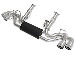 AFE MACH Force-XP Cat-Back Exhaust System with Polished Tips (20-24 6.2L Corvette C8 w/ NPP Dual Mode Exhaust)