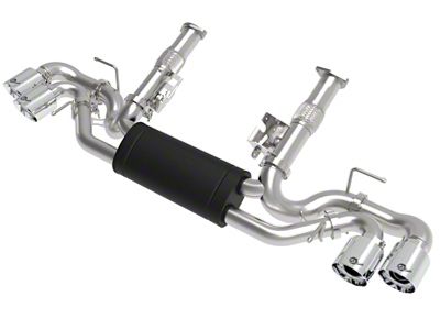 AFE MACH Force-XP Cat-Back Exhaust System with Polished Tips (20-25 6.2L Corvette C8 w/o NPP Dual Mode Exhaust)
