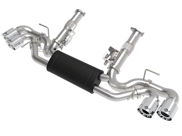 AFE MACH Force-XP Cat-Back Exhaust System with Polished Tips (20-24 6.2L Corvette C8 w/o NPP Dual Mode Exhaust)