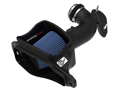 AFE Magnum FORCE Stage-2 Cold Air Intake with Pro 5R Oiled Filter; Matte Gray (14-19 6.2L Corvette C7)