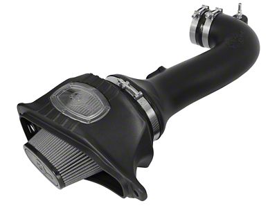 AFE Momentum Cold Air Intake with Pro DRY S Filter; Black (15-19 Corvette C7 Z06)