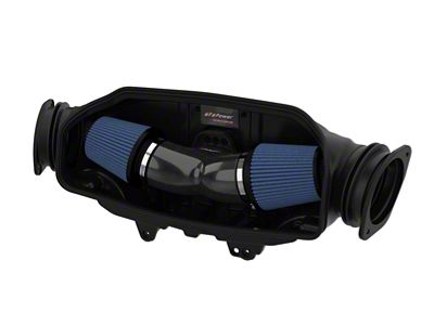 AFE Track Series Cold Air Intake with Pro 5R Oiled Filter; Carbon Fiber (20-25 6.2L Corvette C8)