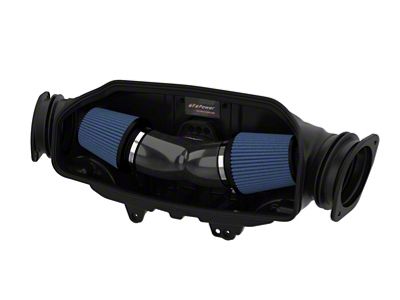 AFE Track Series Cold Air Intake System with Pro 5R Oiled Filter; Carbon Fiber (20-24 6.2L Corvette C8)