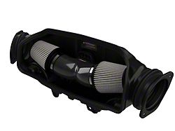 AFE Track Series Cold Air Intake with Pro DRY S Filter; Carbon Fiber (20-26 6.2L Corvette C8)