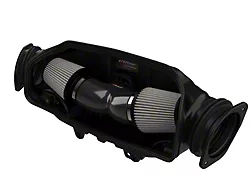 AFE Track Series Cold Air Intake System with Pro DRY S Filter; Carbon Fiber (20-24 6.2L Corvette C8)