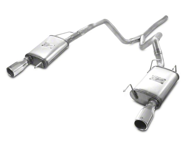 AFE MACH Force-XP 2.50-Inch Cat-Back Exhaust System with Polished Tips (05-09 Mustang V6)