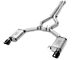 AFE MACH Force-XP 3-Inch Cat-Back Exhaust System with X-Pipe; Black Tips (15-17 Mustang GT Fastback)