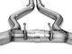 AFE MACH Force-XP 3-Inch Cat-Back Exhaust System with X-Pipe; Black Tips (15-17 Mustang GT Fastback)