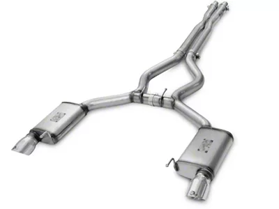 AFE MACH Force-XP 3-Inch Cat-Back Exhaust System with X-Pipe and Polished Tips (15-17 Mustang GT Fastback)