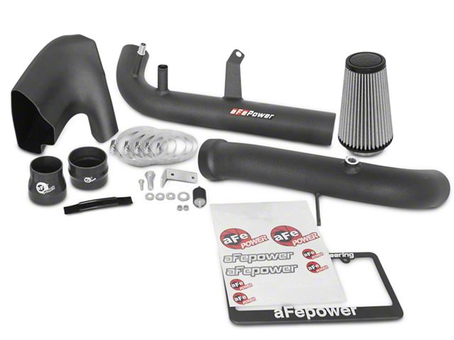 AFE Magnum FORCE Stage-2 Cold Air Intake with Pro DRY S Filter; Black (15-23 Mustang EcoBoost)