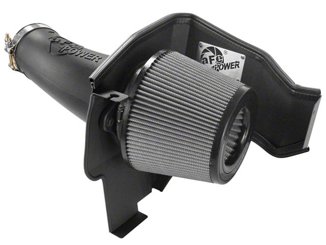 AFE Magnum FORCE Stage-2 Cold Air Intake with Pro DRY S Filter; Black (11-23 6.4L HEMI Challenger w/o Shaker Hood)