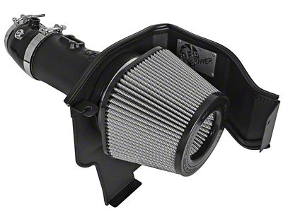 AFE Magnum FORCE Stage-2 Cold Air Intake with Pro DRY S Filter; Black (15-16 Challenger SRT Hellcat)