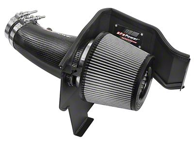 AFE Magnum FORCE Stage-2 Track Series Cold Air Intake with Pro DRY S Filter; Carbon Fiber (11-23 6.4L HEMI Challenger)