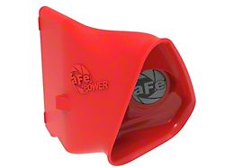 AFE Magnum FORCE Dynamic Air Scoop; Red (15-23 Mustang GT, EcoBoost, V6)