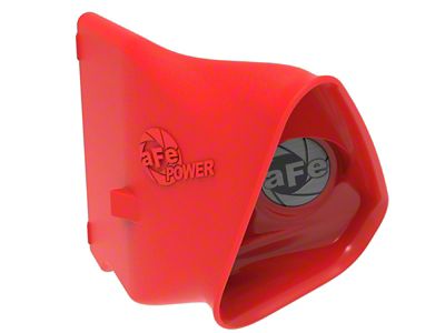 AFE Magnum FORCE Dynamic Air Scoop; Red (15-23 Mustang GT, EcoBoost, V6)