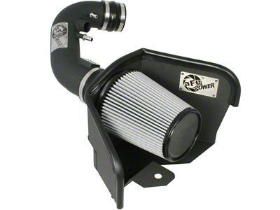 AFE Magnum FORCE Stage-2 Cold Air Intake with Pro DRY S Filter; Black (11-14 Mustang GT)