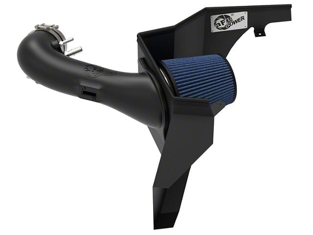 AFE Magnum FORCE Stage-2 Cold Air Intake with Pro 5R Oiled Filter; Black (15-17 Mustang GT)