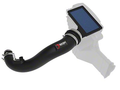 AFE Magnum FORCE Super Stock Cold Air Intake with Pro 5R Oiled Filter; Black (15-23 Mustang EcoBoost)