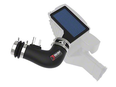 AFE Magnum FORCE Super Stock Cold Air Intake with Pro 5R Oiled Filter; Black (15-17 Mustang V6)