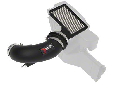 AFE Magnum FORCE Super Stock Cold Air Intake with Pro DRY S Filter; Black (18-23 Mustang GT)