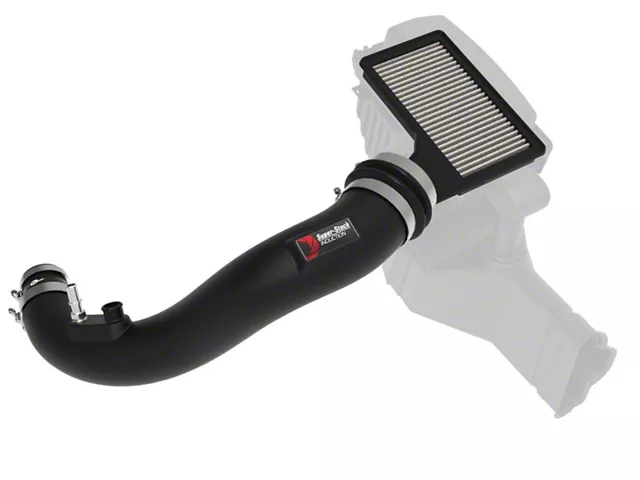 AFE Magnum FORCE Super Stock Cold Air Intake with Pro DRY S Filter; Black (15-23 Mustang EcoBoost)