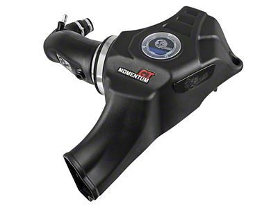 AFE Momentum GT Cold Air Intake with Pro 5R Oiled Filter; Black (18-23 Mustang EcoBoost)