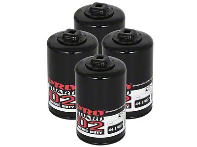 AFE Pro GUARD D2 Oil Filter; Set of Four (94-04 Mustang V6)