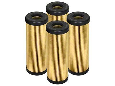 AFE Pro GUARD HD Oil Filter; Set of Four (15-20 Mustang GT350)