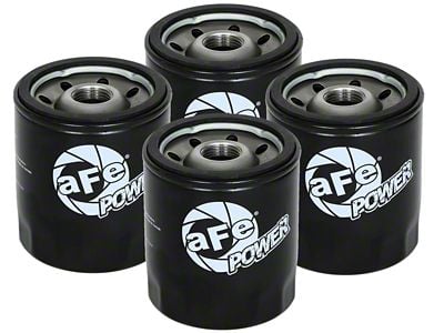 AFE Pro GUARD HD Oil Filter; Set of Four (15-23 Mustang EcoBoost)