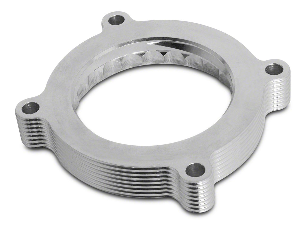 AFE Silver Bullet Throttle Body Spacer 2014-2023 GM Silverado / Sierra 1500 / 2015-2023 Suburban / Yukon / XL / Escalade V8 5.3L main image 0