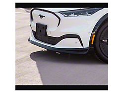 Air Design Front Chin Splitter; Gloss Black (21-25 Mustang Mach-E, Excluding GT)
