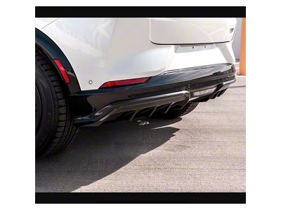 Air Design Rear Diffuser; Gloss Black (21-24 Mustang Mach-E, Excluding GT)