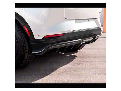 Air Design Rear Diffuser; Satin Black (21-25 Mustang Mach-E, Excluding GT)
