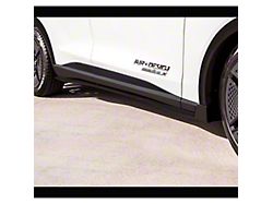 Air Design Side Skirts; Satin Black (21-25 Mustang Mach-E)