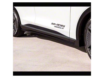 Air Design Side Skirts; Satin Black (21-25 Mustang Mach-E)