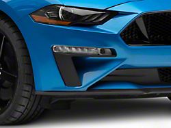 Air Design Bumper Air Curtains; Satin Black (18-23 Mustang GT, EcoBoost)