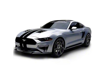 Air Design Light Styling Kit with Quarter Window Scoops; Satin Black (18-23 Mustang GT Fastback, EcoBoost Fastback)