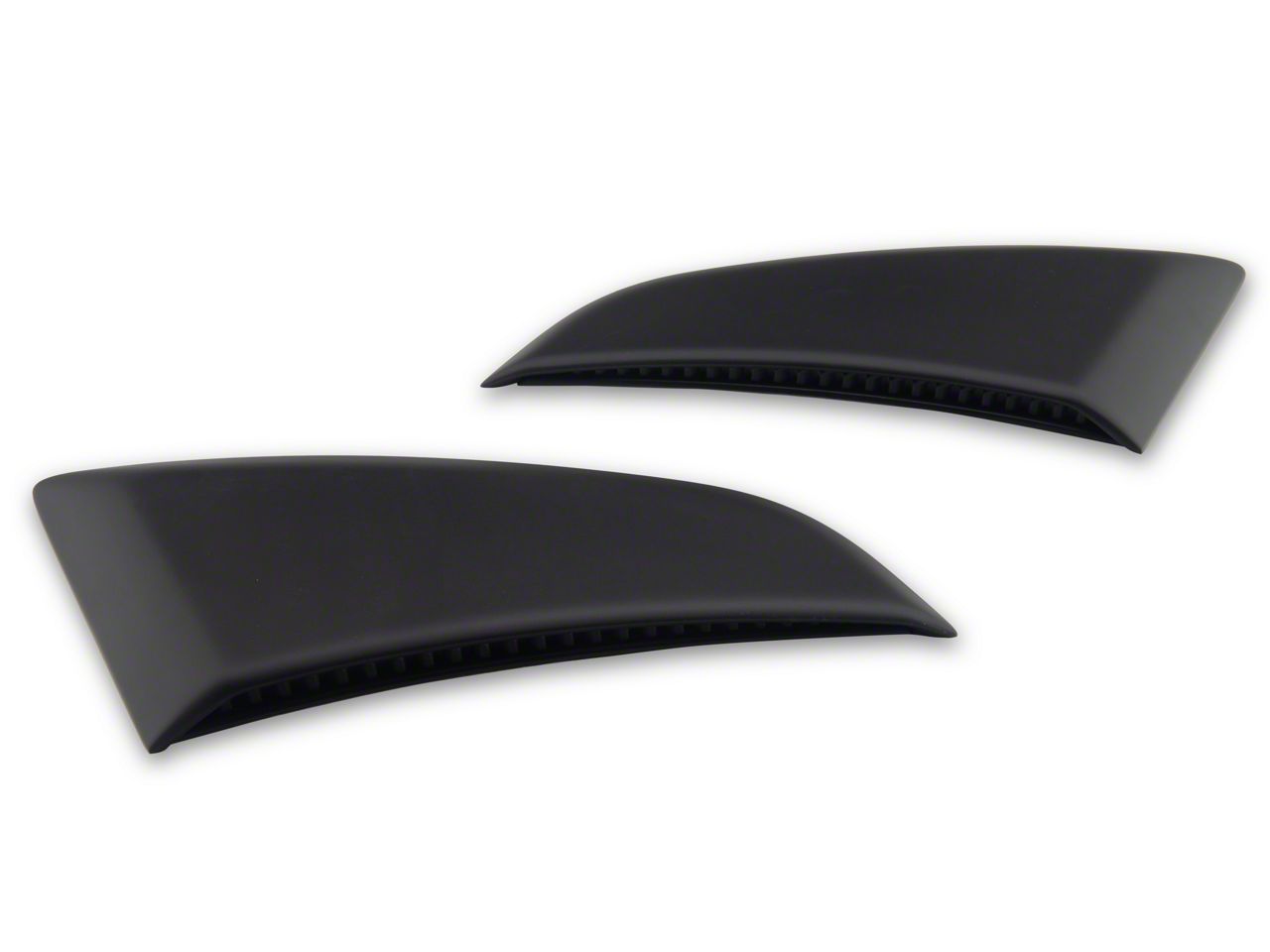 Air Design Mustang Quarter Panel Side Scoops; Satin Black